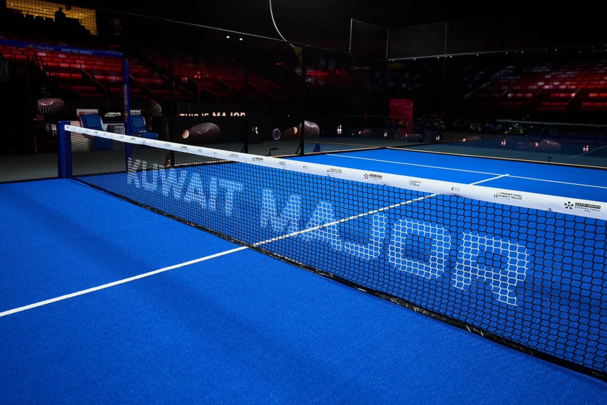 Pista central Major de Kuwait. Premier Padel