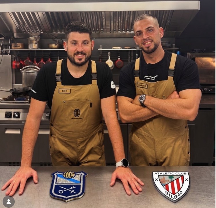 Eric Ochoa y Carlos Novo, responsables del restaurante Gastro Garatxe