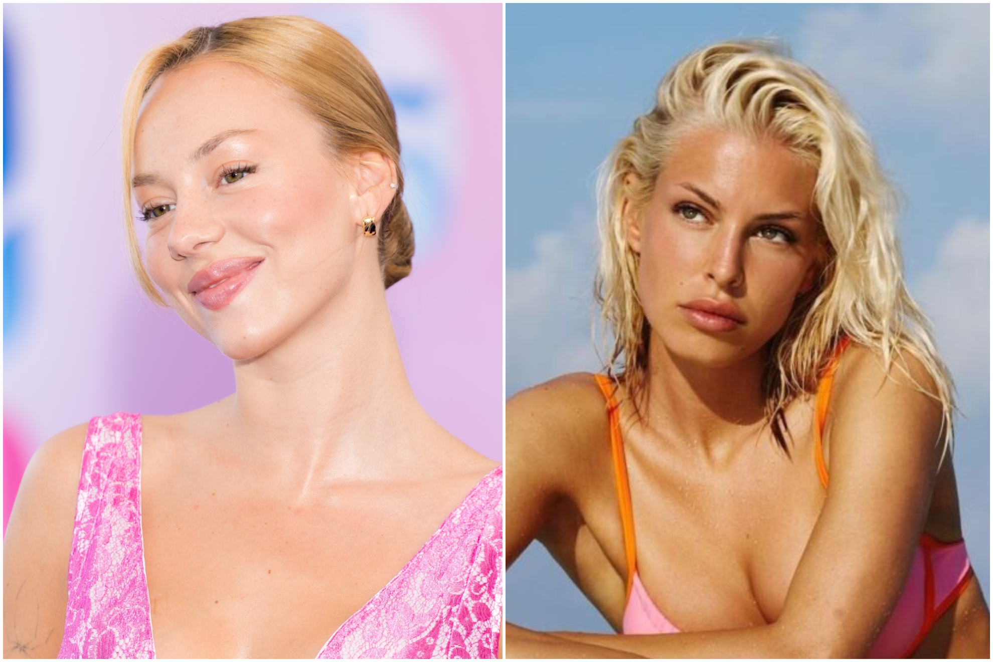 Ester Expósito y Jessica Goicoechea.