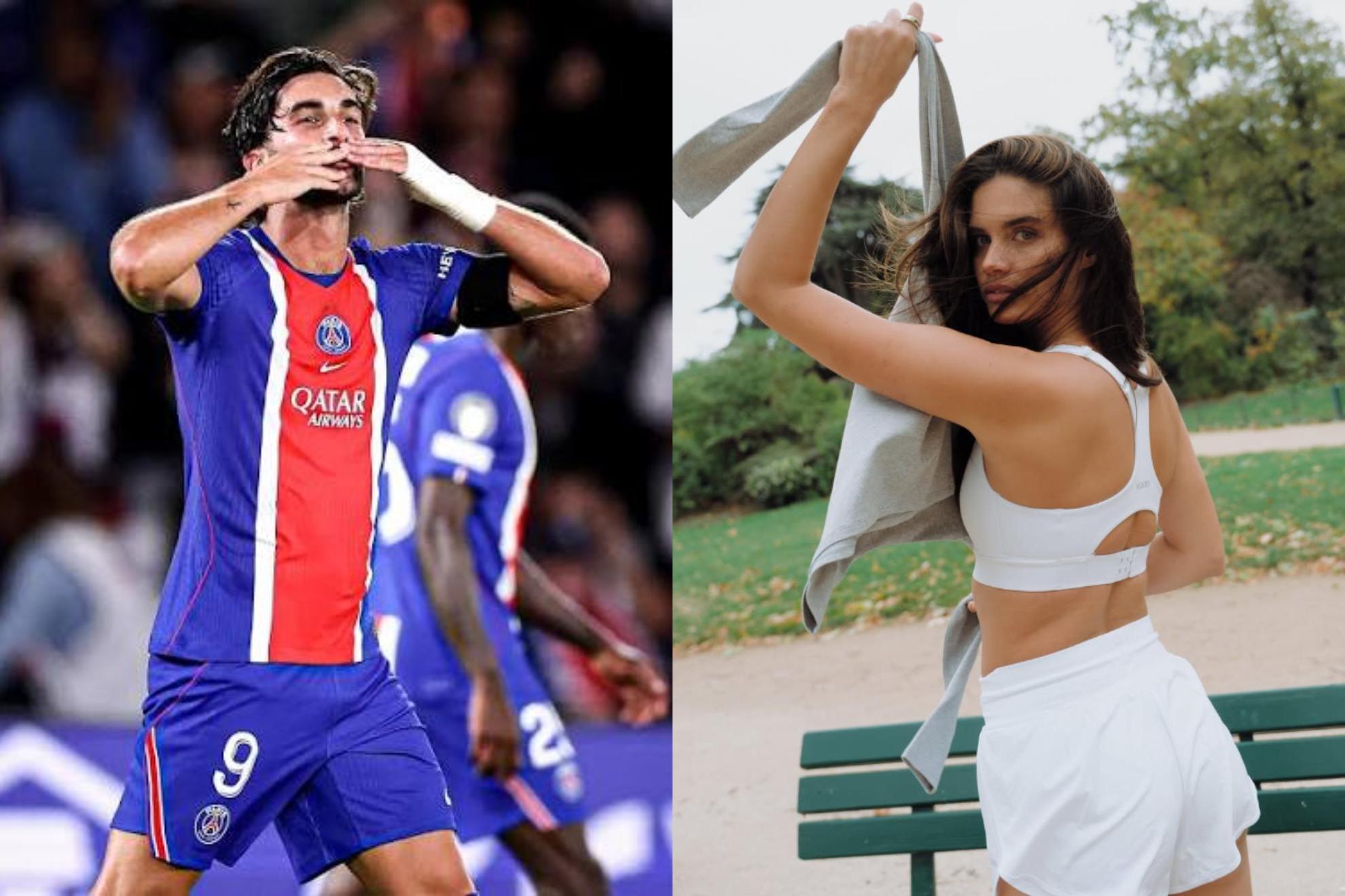 Ferran Torres y Sara Sampaio.