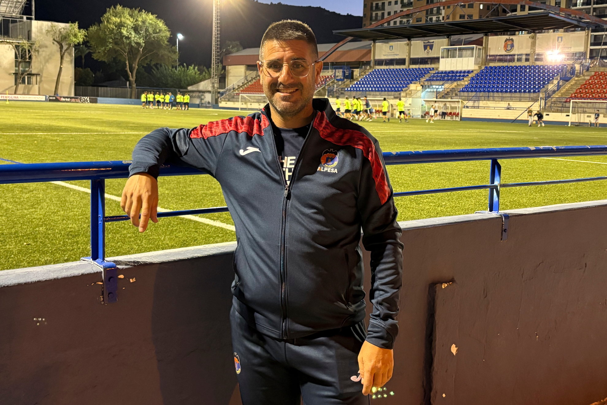Salva Talens, presidente de la UD Tavernes, rival de Copa del Valencia. F. ÁLVAREZ