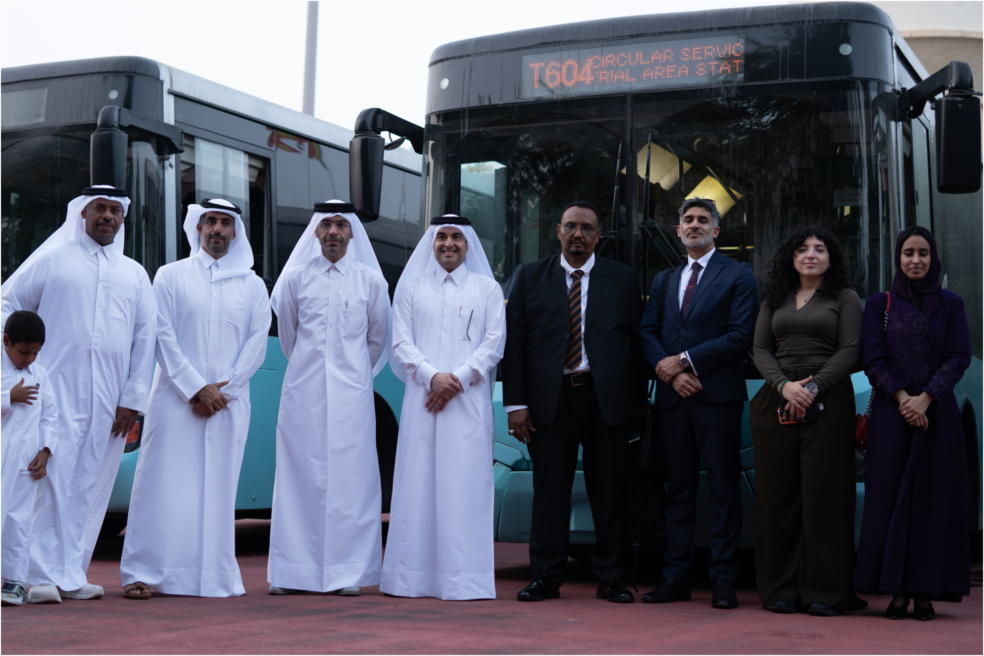 La entrega de los autobuses de Qatar a Senegal.