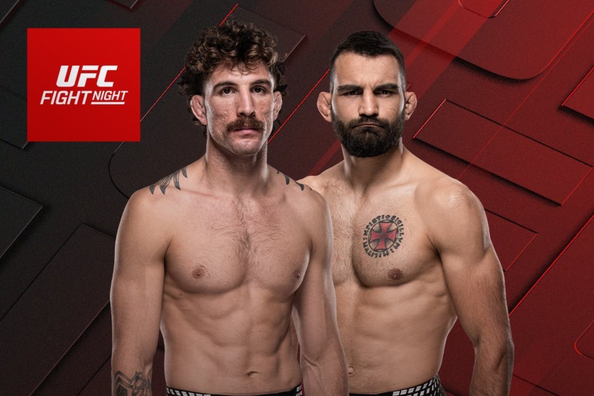 El cartel oficial del combate entre Salkilld y BSD. UFC.