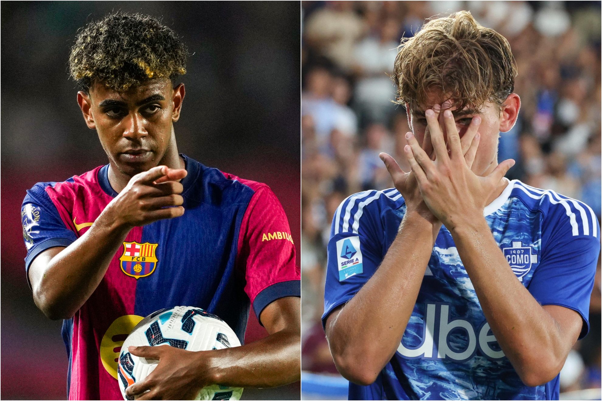 Lamine y Nico Paz