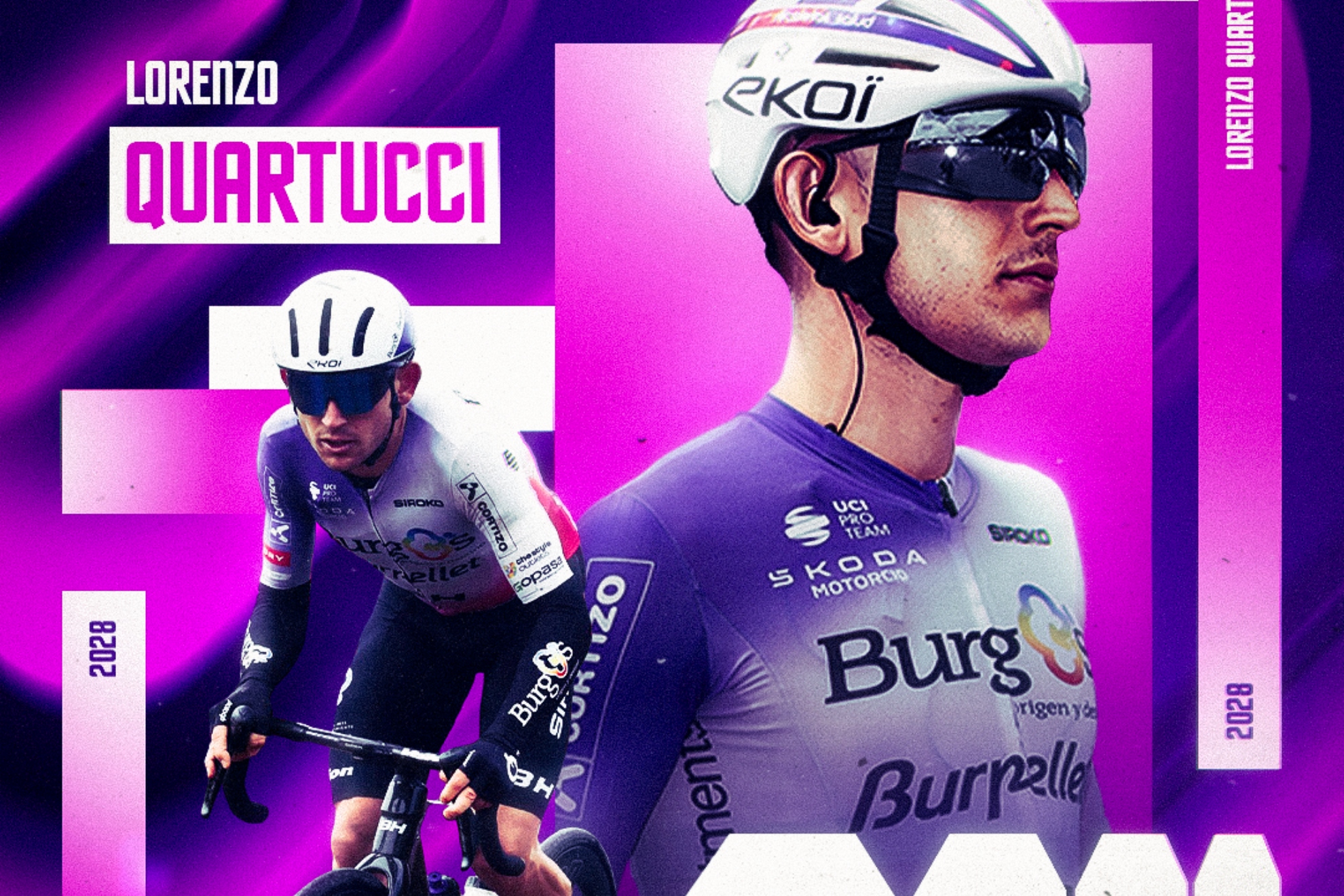 Quartucci renueva hasta 2028 con el Burgos Burpellet BH y apunta a su primera victoria
