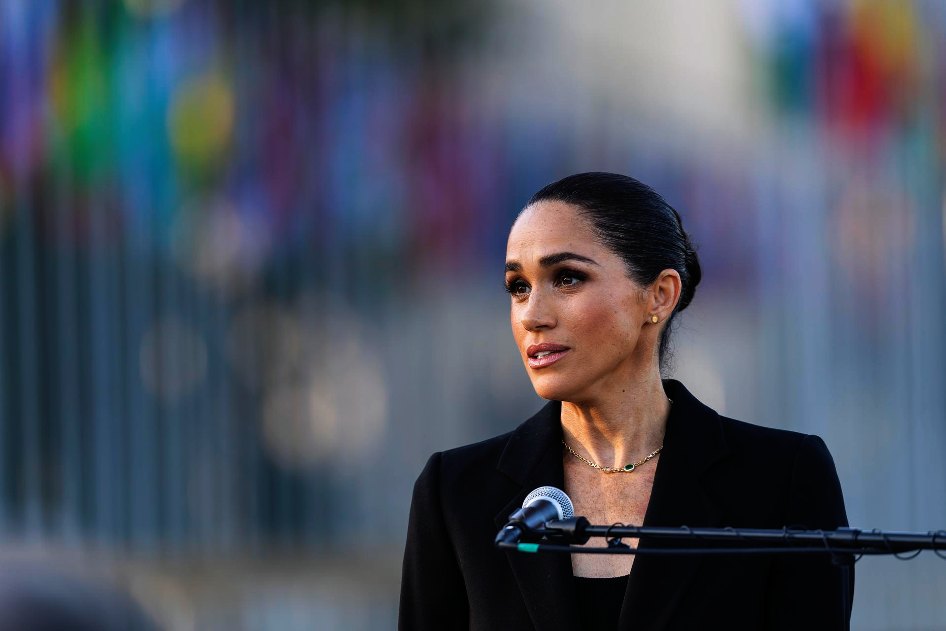 Meghan Markle, la duquesa de Sussex, el pasado 17 de mayo durante un acto en la sede europea de las Naciones Unidas en Ginebra